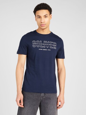 T-Shirt s.Oliver en bleu : devant