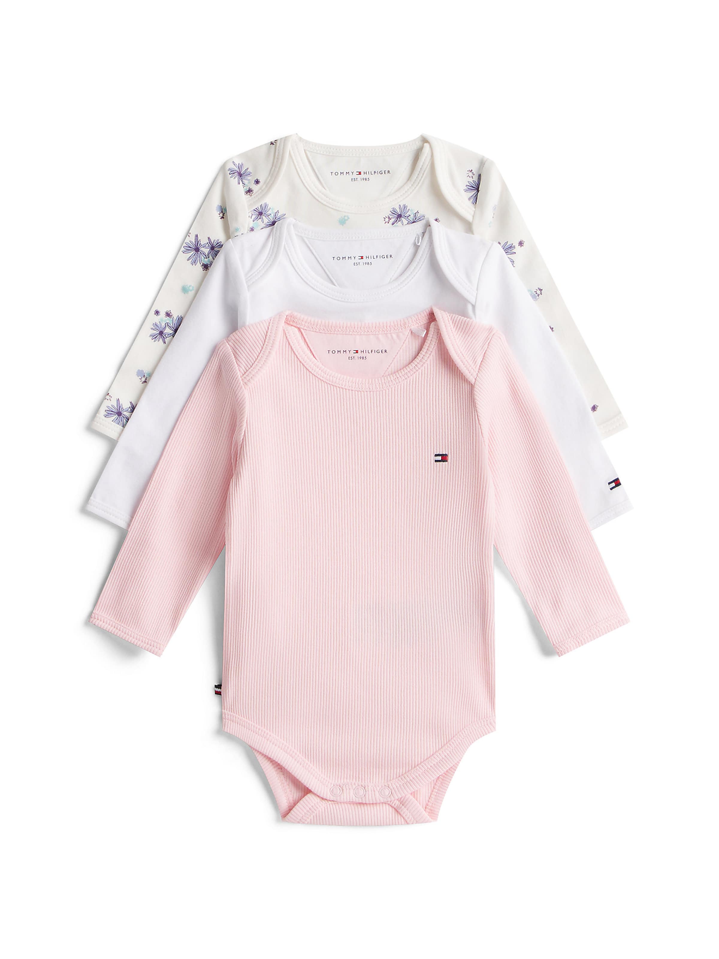 Barboteuse / body TOMMY HILFIGER en rose : devant