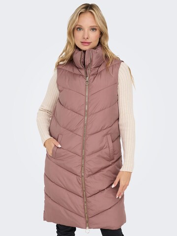 Gilet 'FINNO' di JDY in rosa: frontale