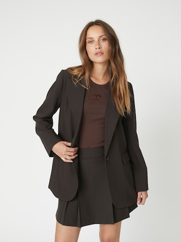 co'couture Blazer 'Vola' in Braun: Vorderseite