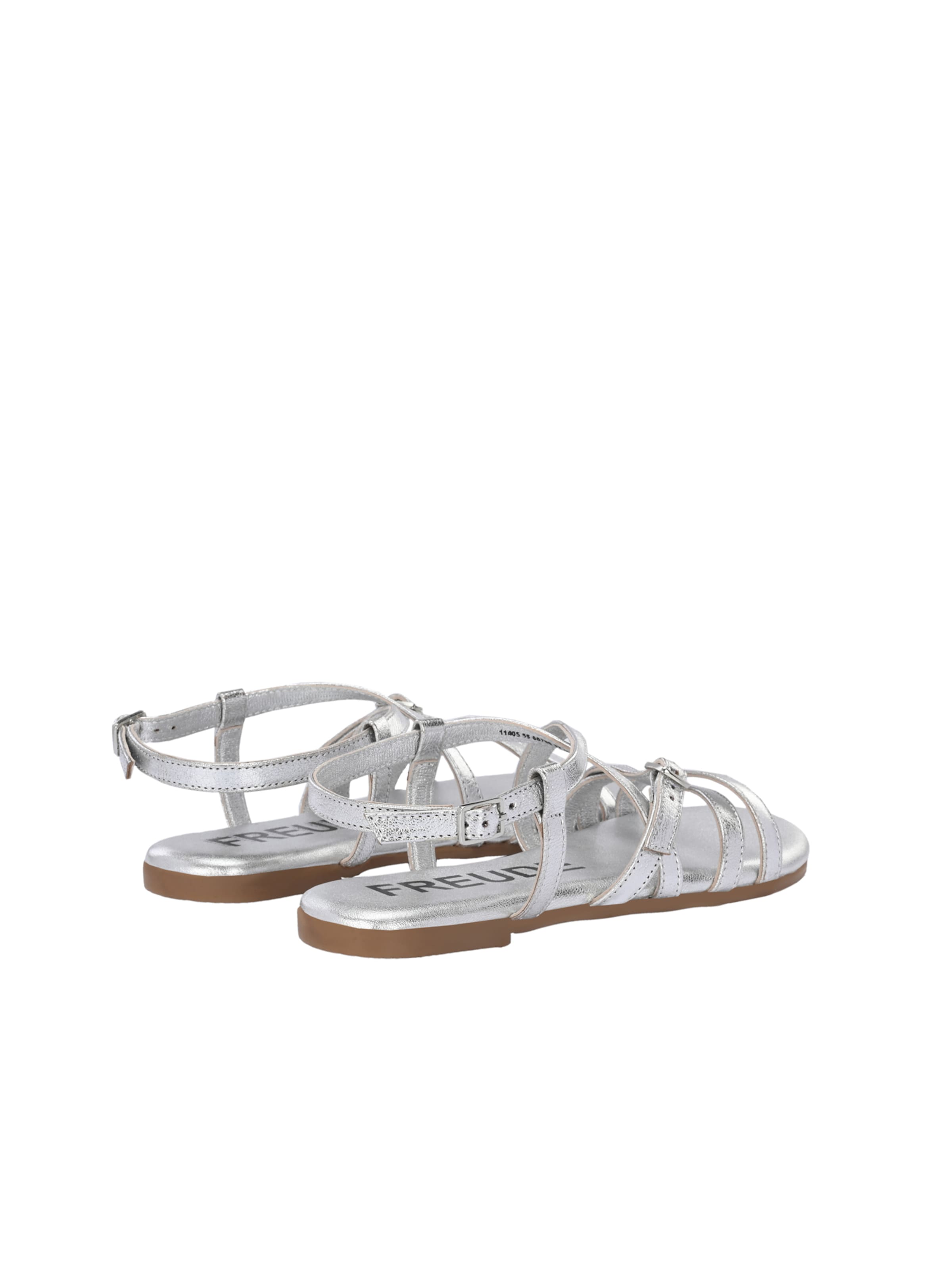 FREUDE Sandalen met riem 'Antares' in Zilver