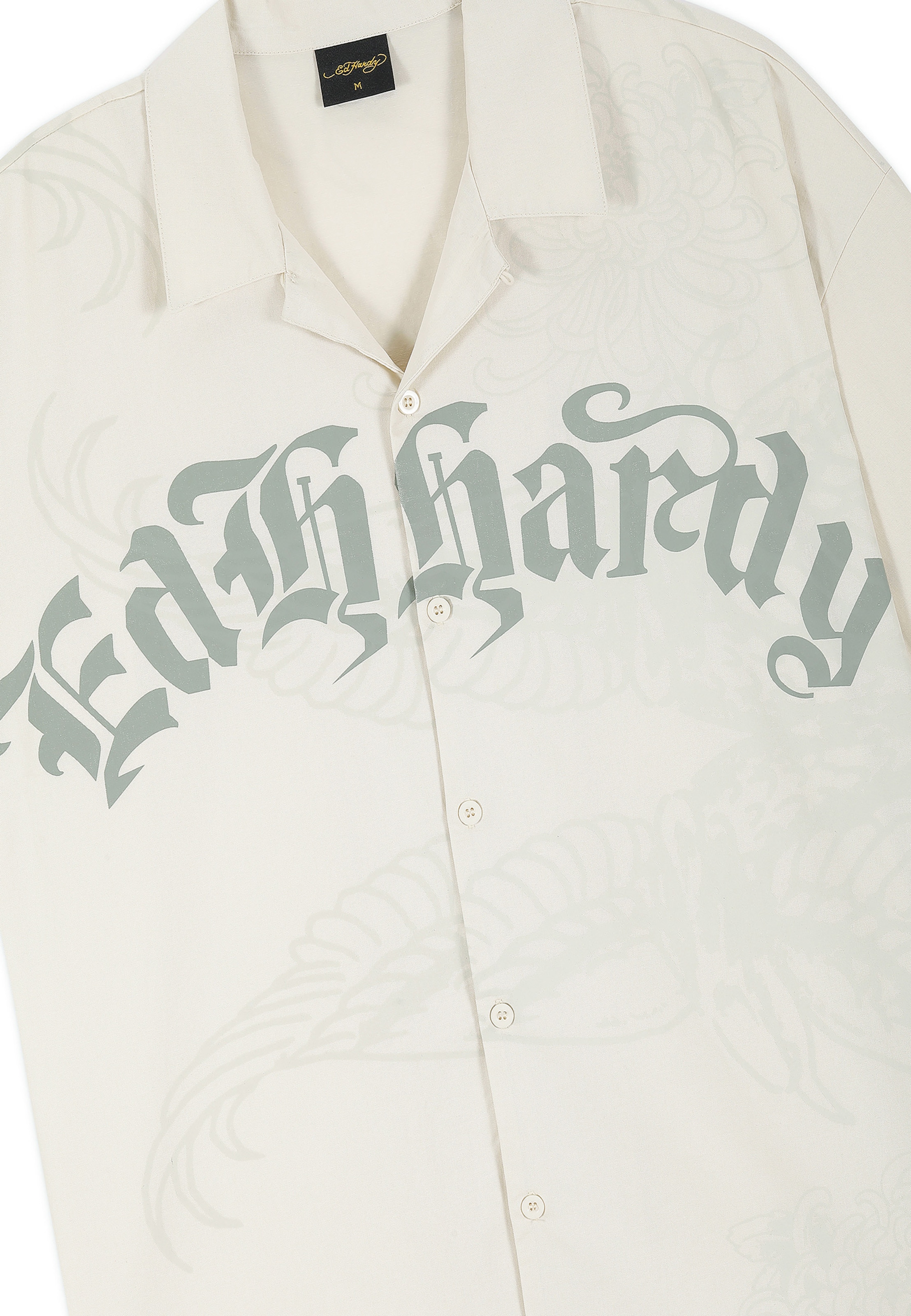 Ed Hardy Comfort fit Koszula w kolorze beżowy