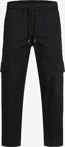 JACK & JONES - regular Pantalón cargo 'Bill' en negro: frente