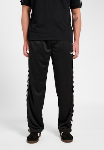 Hummel Regular Sporthose 'Club' in Schwarz: Vorderseite