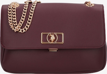 U.S. POLO ASSN. Schoudertas 'Jones' in Lila: voorkant