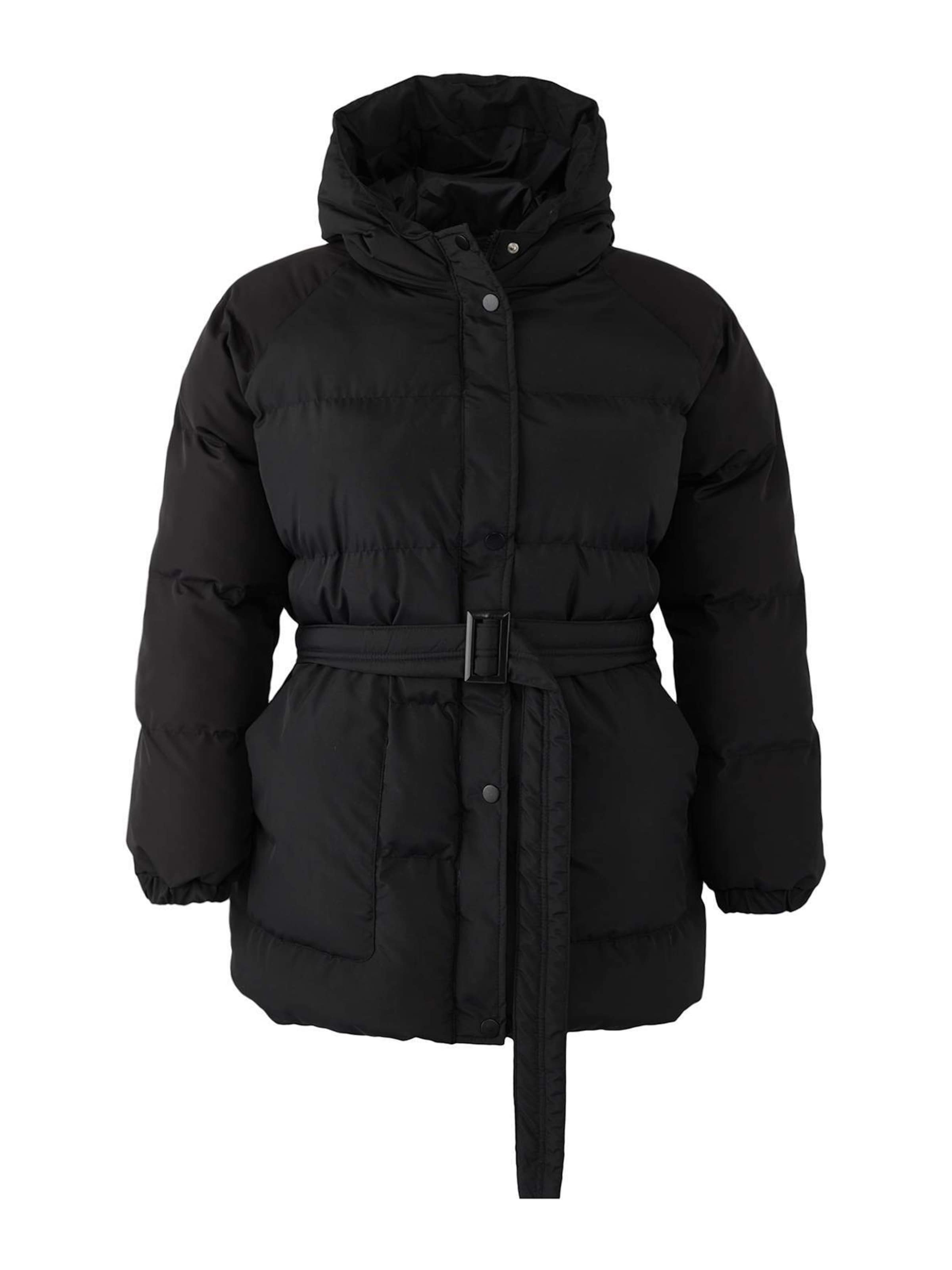 Trendyol Curve Zimná bunda - Čierna: predná strana