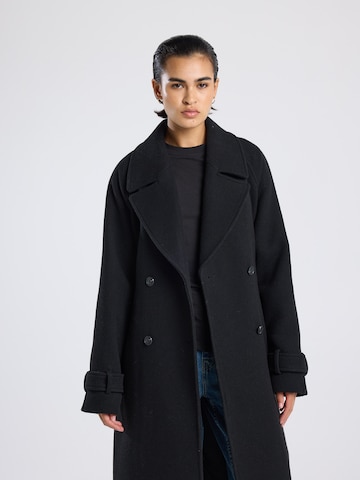 Manteau mi-saison America Today en noir : devant