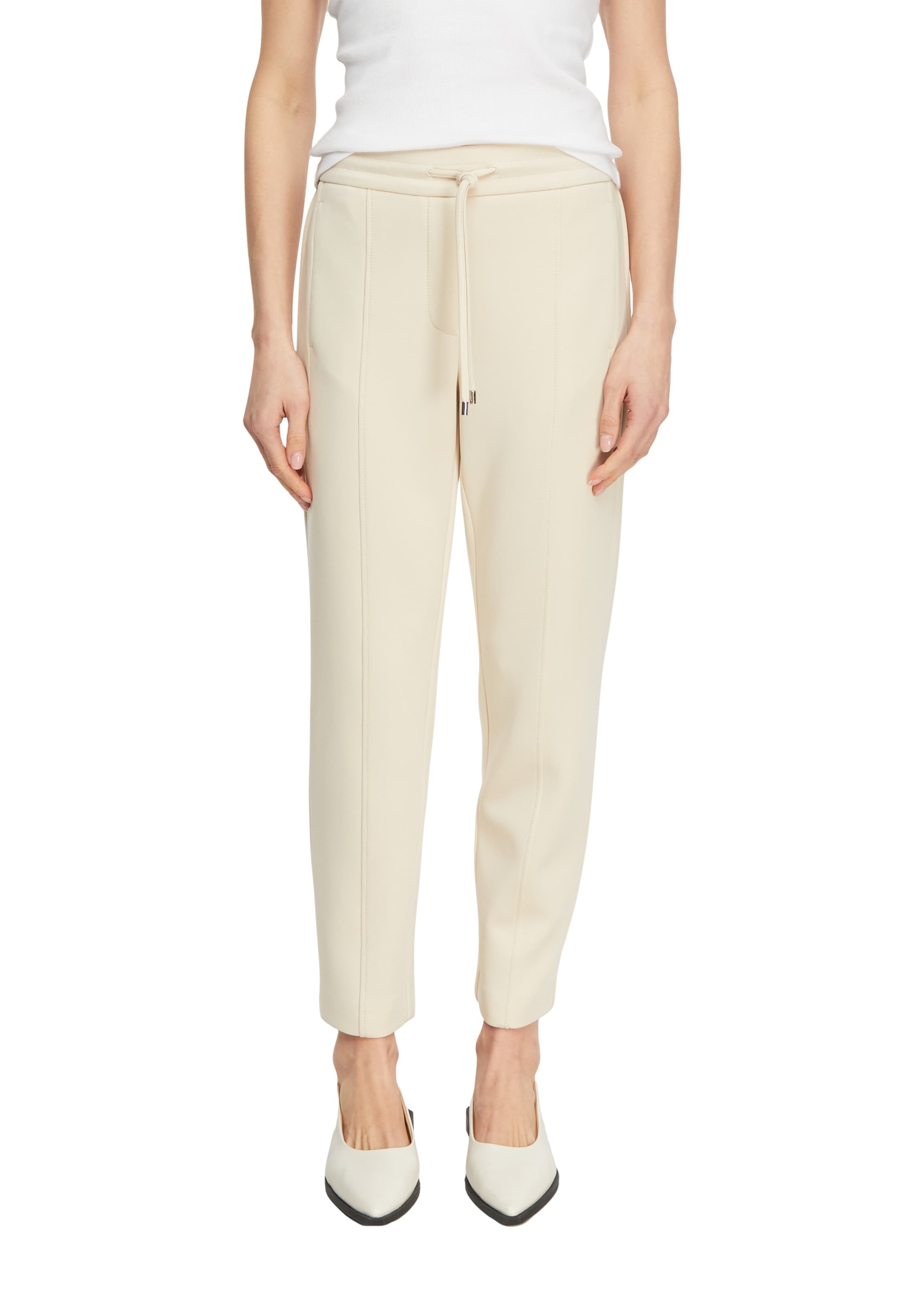 Regular Pantalon COMMA en beige