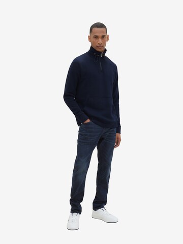 TOM TAILOR Tapered Jeans in Blauw