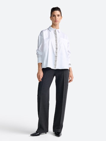 Wide leg Pantaloni de la Rich & Royal pe negru