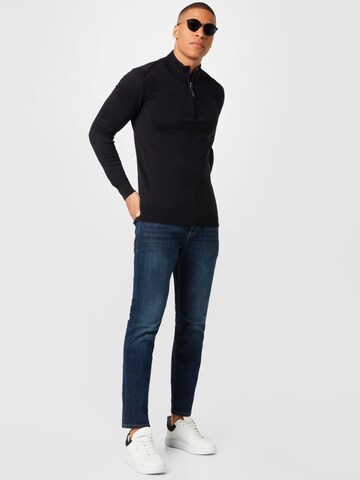 INDICODE JEANS Pullover 'Ancona' in Schwarz