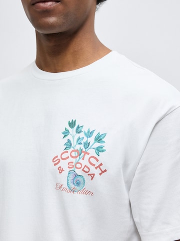 SCOTCH & SODA T-shirt i vit