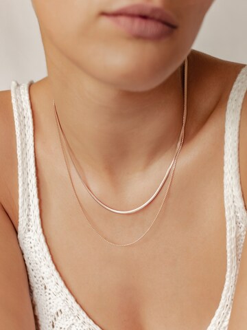 Hey Happiness Necklace 'Duo Shine' in Gold: front