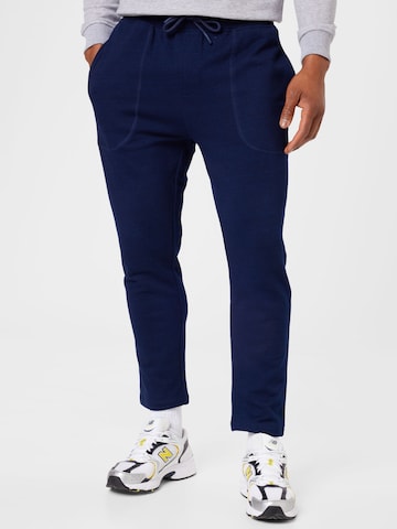 STRELLSON Normalny krój Spodnie 'Oscar' w kolorze niebieski: przód
