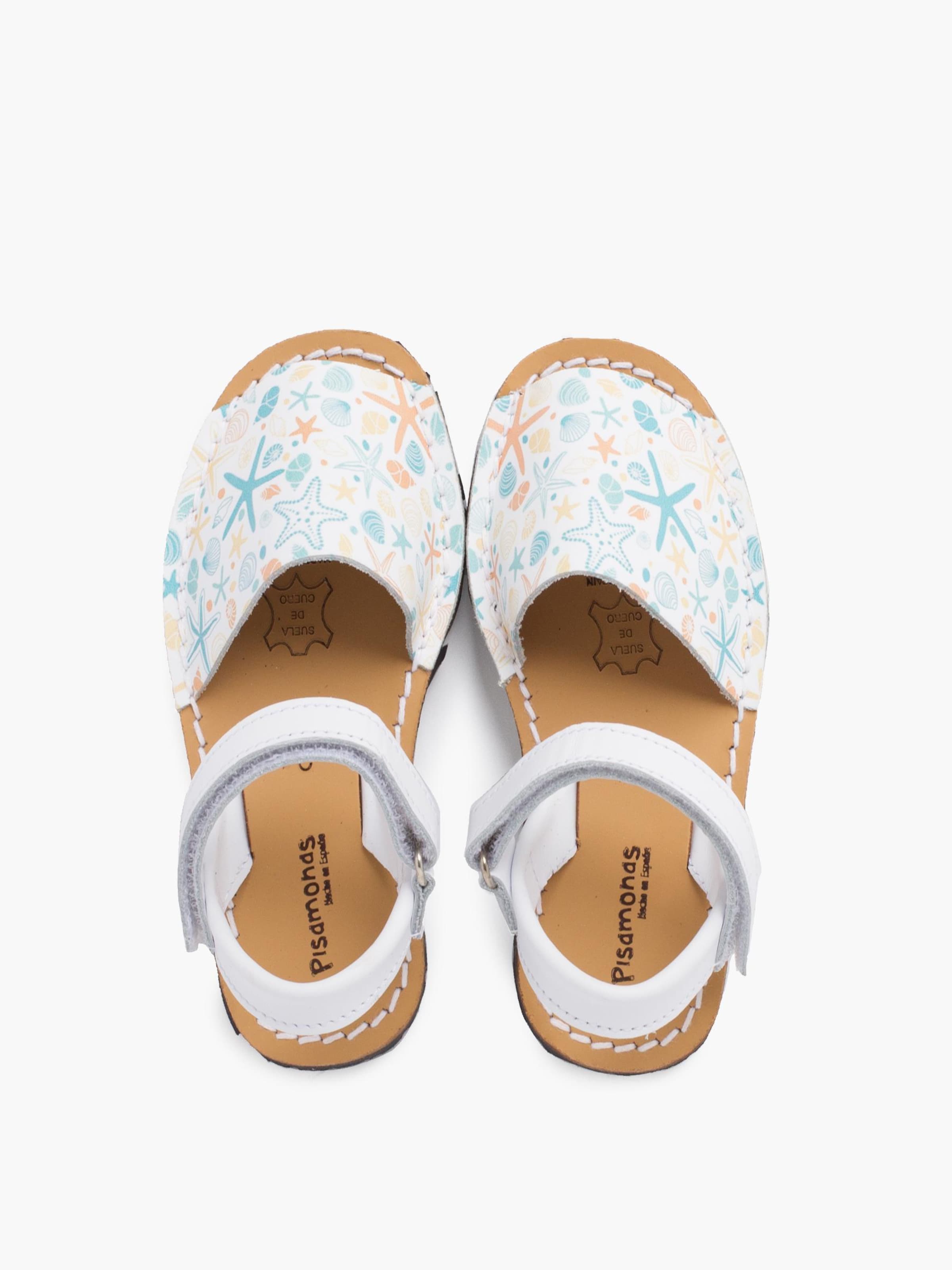 Sandales Pisamonas en blanc