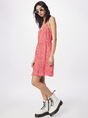 PIECES Summer Dress 'TALA' in Red