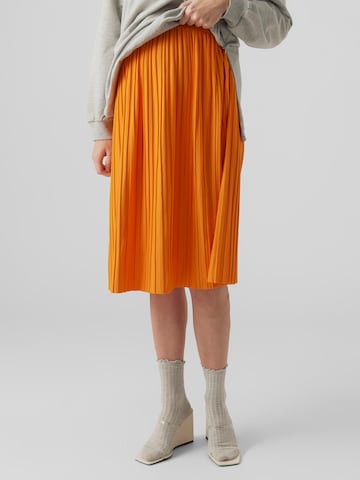 MAMALICIOUS Skirt 'Sasha' in Orange: front