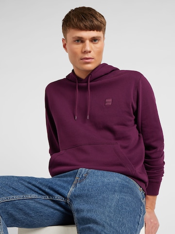 BOSS Orange Sweatshirt 'Wetalk' in Purple