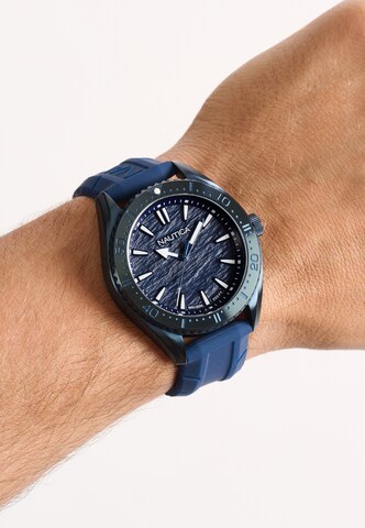 Montre à affichage analogique 'WINDWARD' NAUTICA en bleu : devant