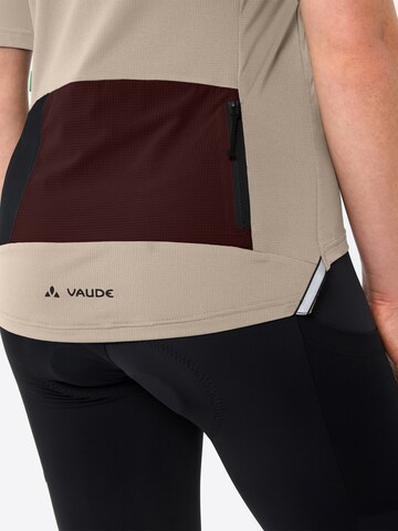 VAUDE Functioneel shirt 'Kuro II' in Beige