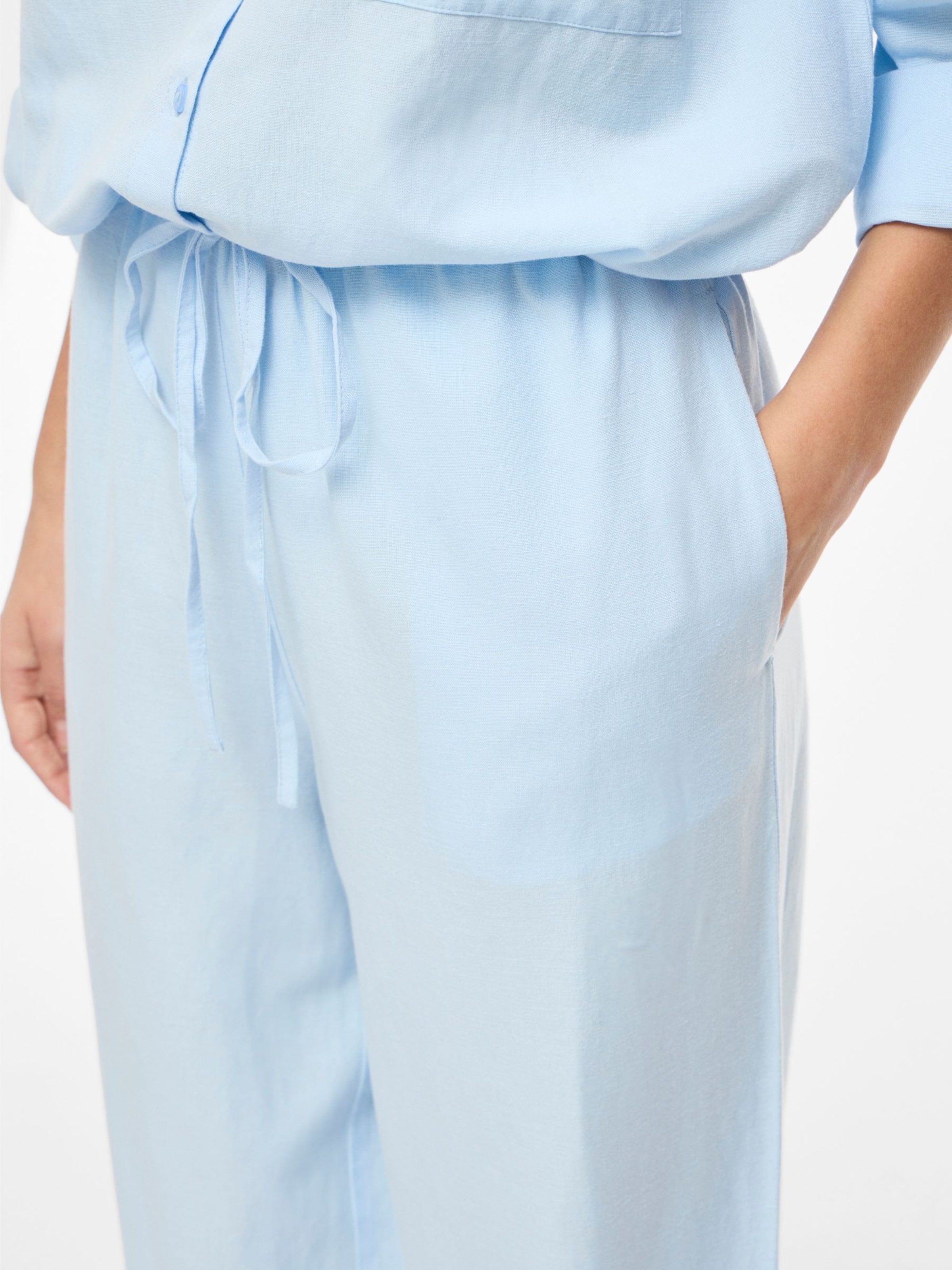 Wide Leg Pantalon VILA en bleu