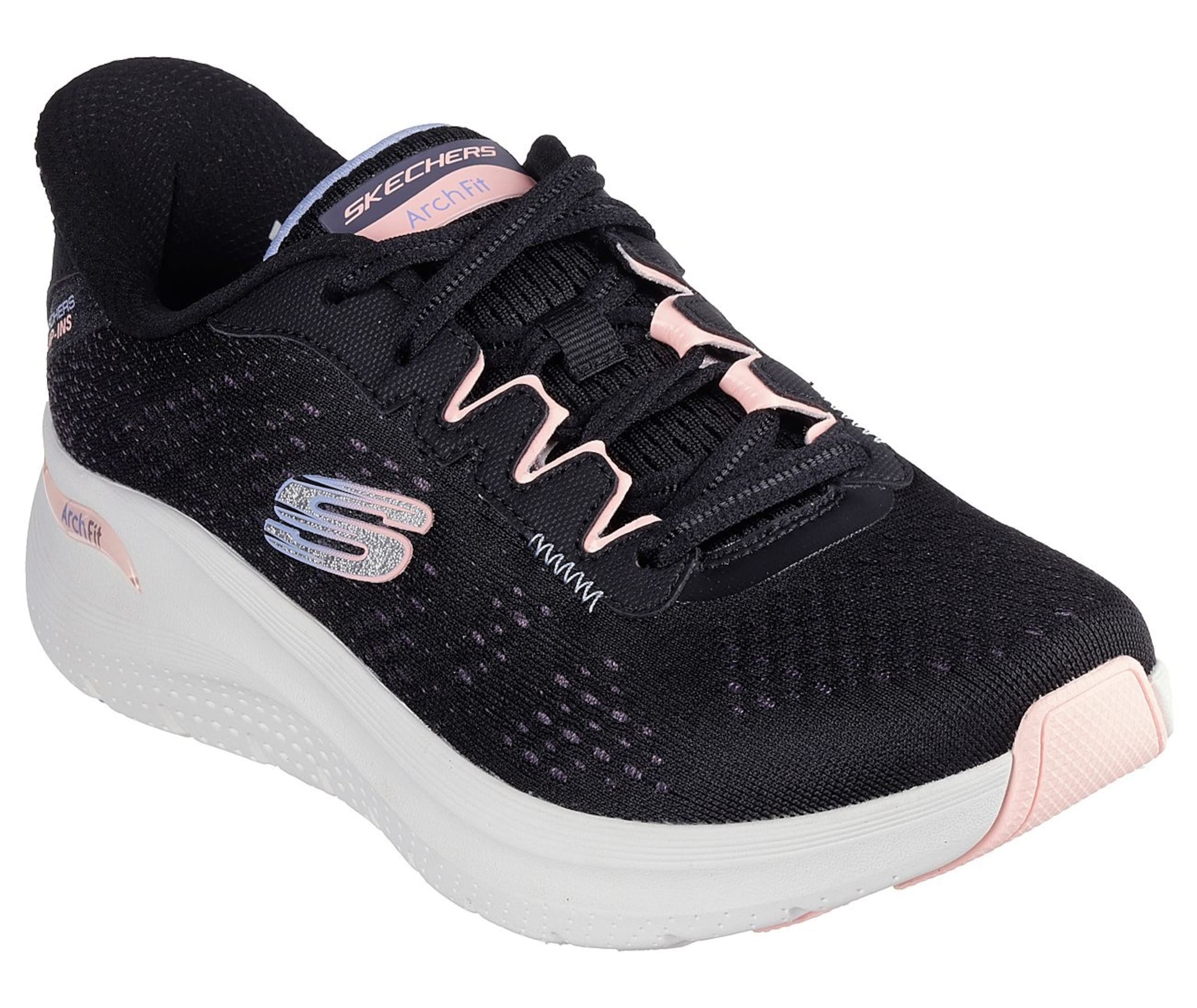 SKECHERS Sneaker in Schwarz: Vorderseite