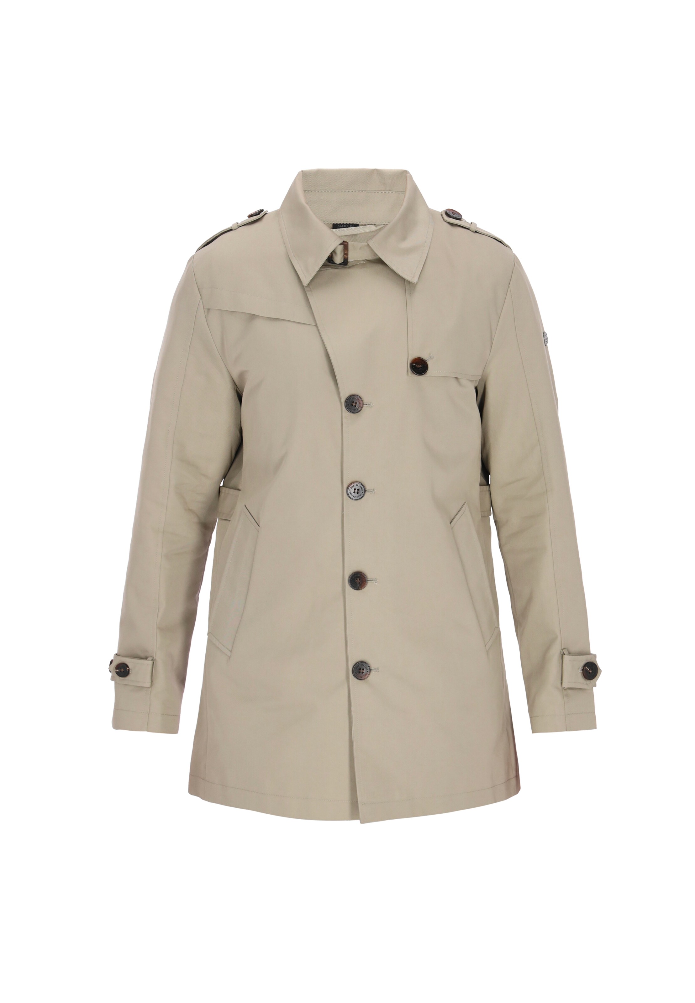 DreiMaster Klassik Manteau mi-saison en kaki, Vue avec produit