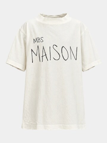 Made By Society Shirt 'RAW T-shirt - T37582' in White: front
