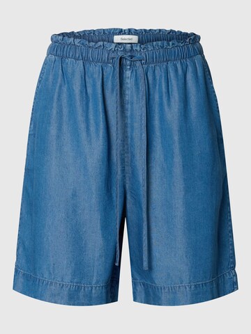 SELECTED Regular Shorts in Blau
