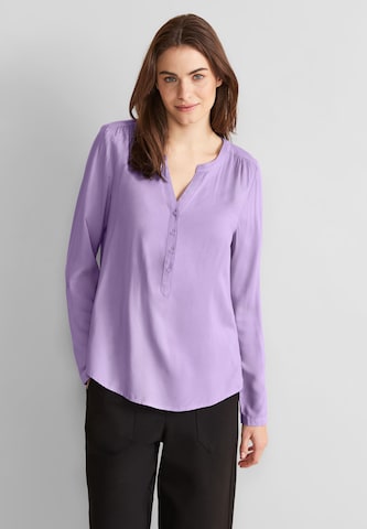 STREET ONE Blouse in Purple: front