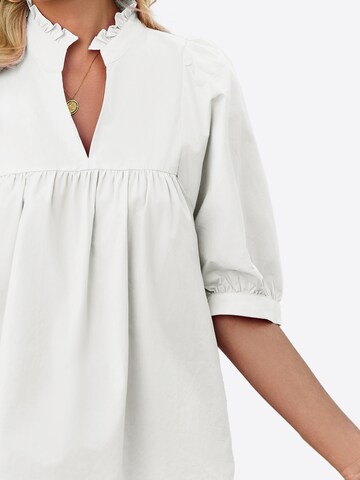 Imily Bela - Blusa en blanco