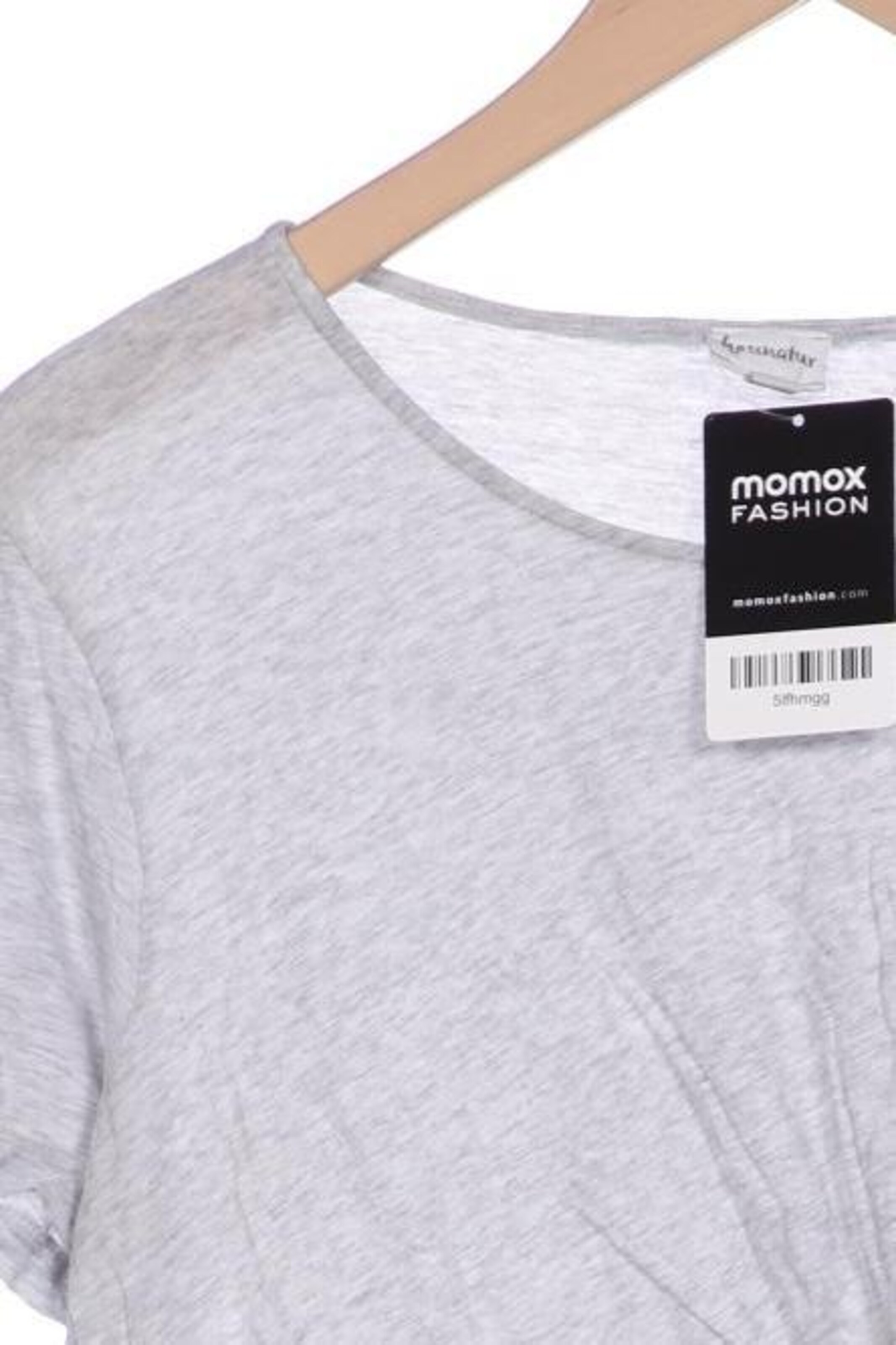 hessnatur Top & Shirt in XXL in Grey