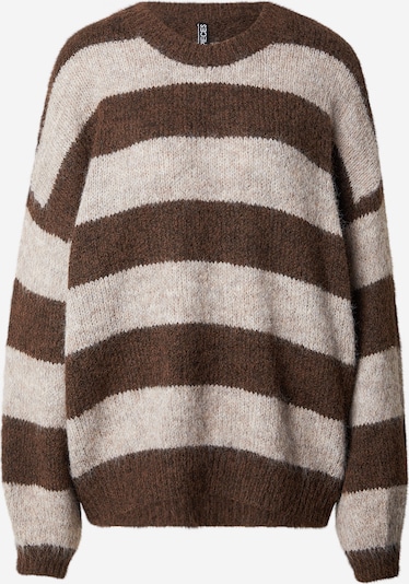 Megztinis 'PCRASMINE' iš PIECES, spalva – kapučino spalva / tamsiai ruda, Prekių apžvalga