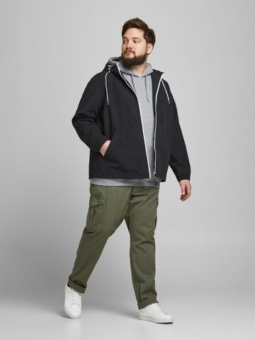 Jack & Jones Plus Tussenjas in Zwart