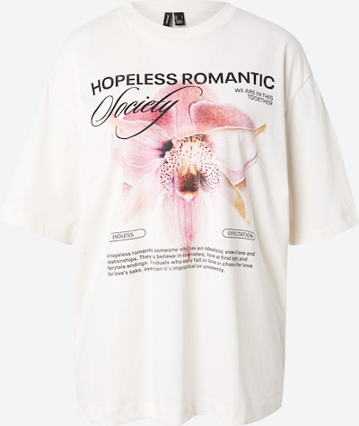 VERO MODA Majica 'VMLAURA' u boja slonovače / narančasta / svijetloroza / crna, Pregled proizvoda