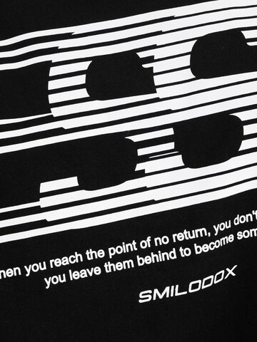 Smilodox Oversize T-Shirt Lyam in Schwarz