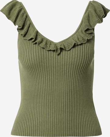 GAP Knitted Top in Green: front