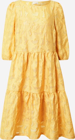 Robe de cocktail VILA en jaune : devant