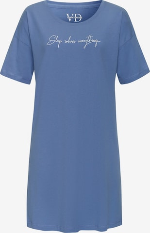 VIVANCE Yöpaita värissä sininen: etupuoli