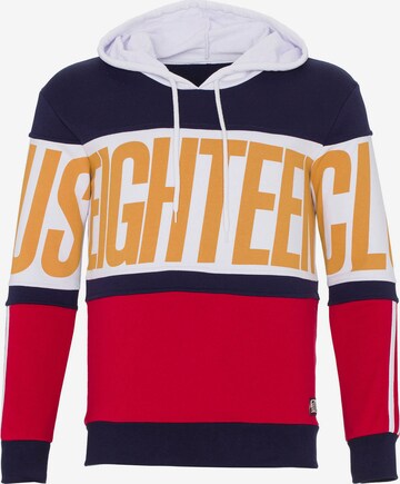 Sweat-shirt PLUS EIGHTEEN en mélange de couleurs : devant