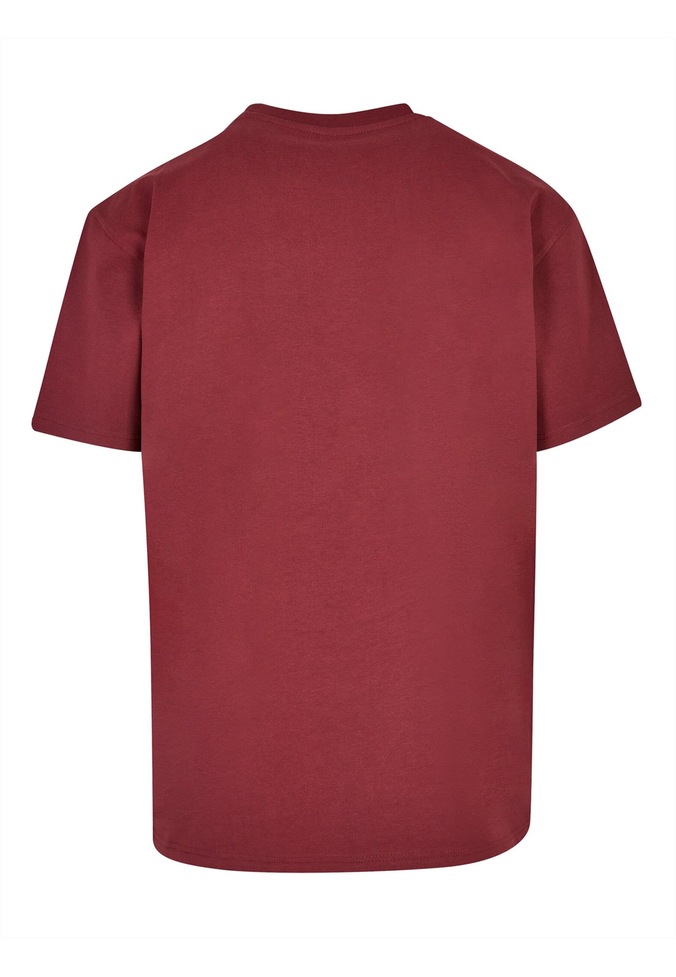 Merchcode T-Shirt 'Think Different' in Rot