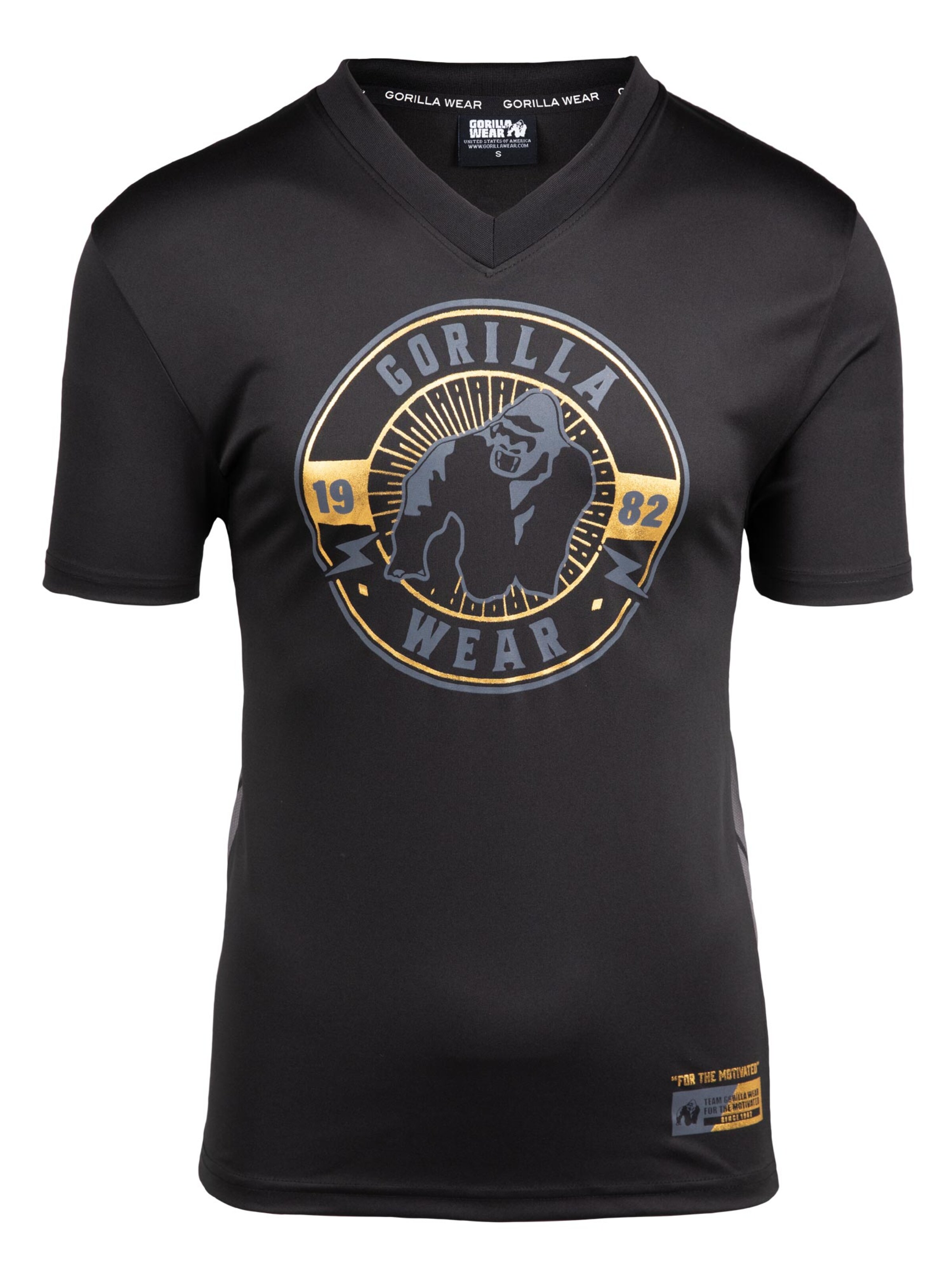 Maglietta 'Orlando' di Gorilla Wear in nero: frontale