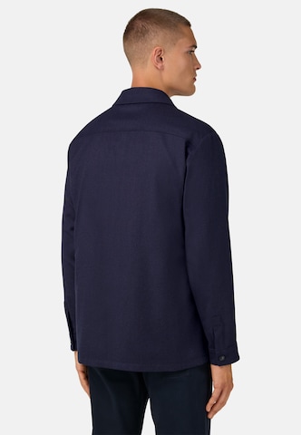 Boggi Milano Übergangsjacke 'Flannel' in Blau