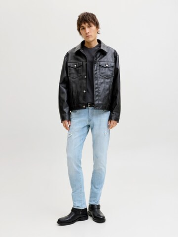 JACK & JONES Slimfit Jeans 'JJIGLENN JJLUKE' in Blauw