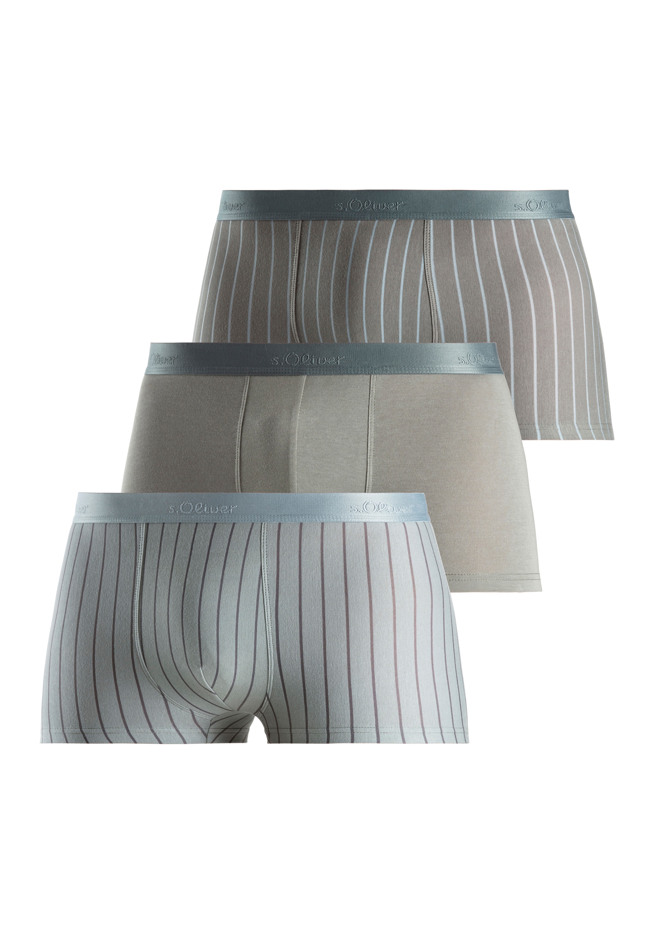 pilka s.Oliver Boxer trumpikės 'Hipster': priekis