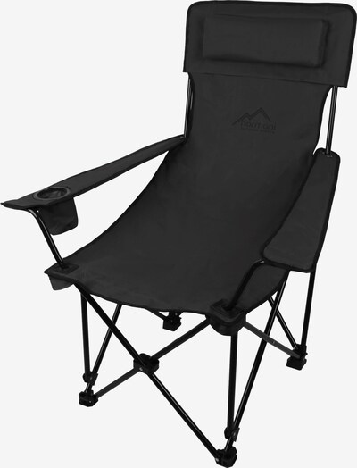 normani Outdoor-Klappstuhl 'Nipigon' in schwarz, Produktansicht