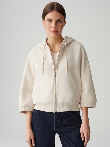 Giacca di felpa 'Genita' di OPUS in beige: frontale