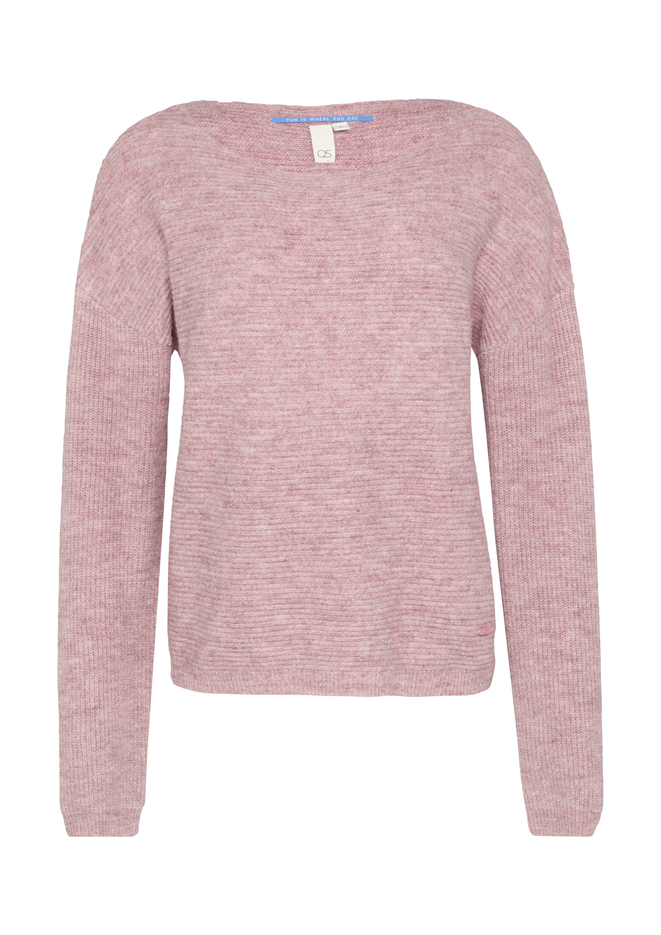 QS Pullover in Pink: Vorderseite