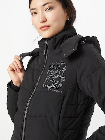 Soccx Χειμερινό μπουφάν σε μαύρο