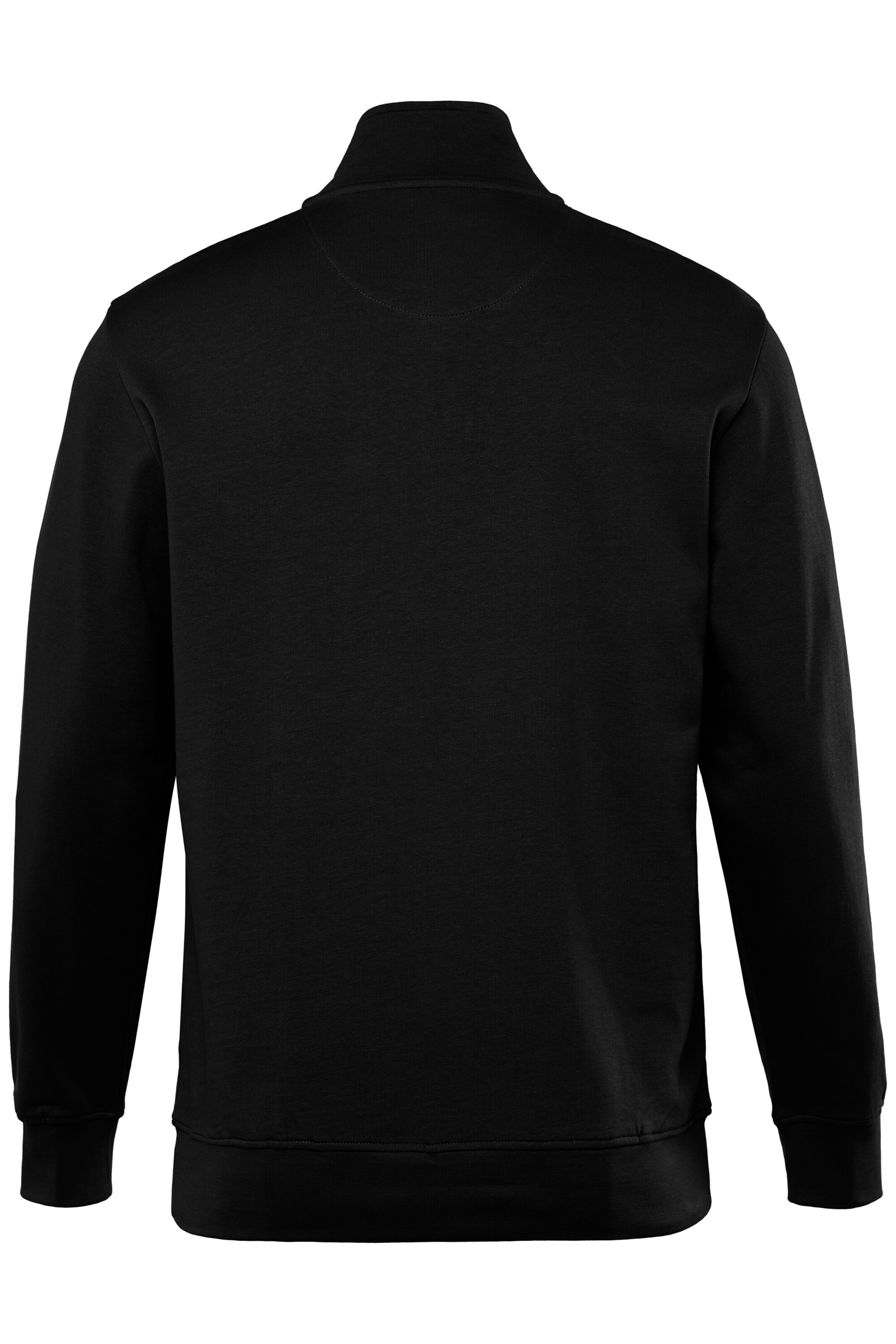 Men Plus Sweatshirt in Zwart